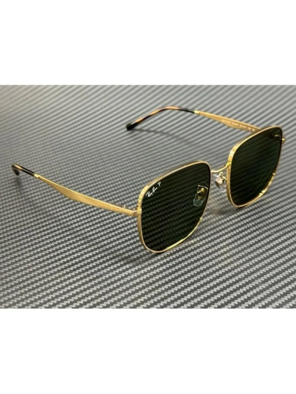 New Undisclosed Men Gold Sunglasses 57-18-145